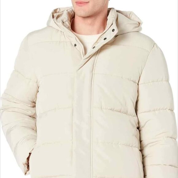Amazon Aware Men's Puffer Jacket Medium Pale Grey - Picture 5 of 5